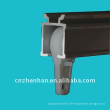 Awning components-Plastic curtain track runners,curtain rail carrier within ball bearing,curtain accessories